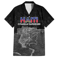 Haiti Citadelle Laferriere Personalized Family Matching Off Shoulder Short Dress and Hawaiian Shirt Haitian Heritage Veve Vodou - Wonder Print Shop