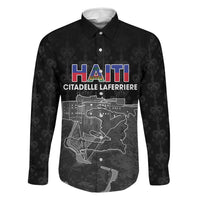 Haiti Citadelle Laferriere Personalized Family Matching Off Shoulder Short Dress and Hawaiian Shirt Haitian Heritage Veve Vodou - Wonder Print Shop