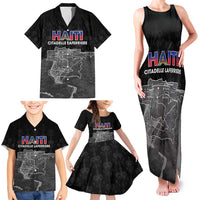 Haiti Citadelle Laferriere Personalized Family Matching Tank Maxi Dress and Hawaiian Shirt Haitian Heritage Veve Vodou - Wonder Print Shop