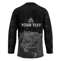 Haiti Citadelle Laferriere Personalized Hockey Jersey Haitian Heritage Veve Vodou - Wonder Print Shop