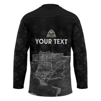 Haiti Citadelle Laferriere Personalized Hockey Jersey Haitian Heritage Veve Vodou - Wonder Print Shop