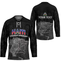 Haiti Citadelle Laferriere Personalized Hockey Jersey Haitian Heritage Veve Vodou - Wonder Print Shop