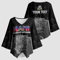 Haiti Citadelle Laferriere Personalized Kimono Sleeve Blouse Haitian Heritage Veve Vodou - Wonder Print Shop