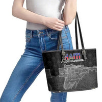 Haiti Citadelle Laferriere Leather Tote Bag Haitian Heritage Veve Vodou - Wonder Print Shop