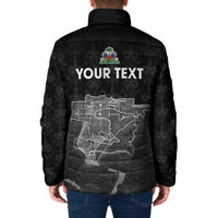 Haiti Citadelle Laferriere Personalized Padded Jacket Haitian Heritage Veve Vodou - Wonder Print Shop