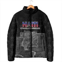Haiti Citadelle Laferriere Personalized Padded Jacket Haitian Heritage Veve Vodou - Wonder Print Shop