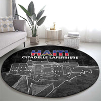Haiti Citadelle Laferriere Round Carpet Haitian Heritage Veve Vodou - Wonder Print Shop