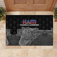 Haiti Citadelle Laferriere Rubber Doormat Haitian Heritage Veve Vodou - Wonder Print Shop