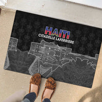 Haiti Citadelle Laferriere Rubber Doormat Haitian Heritage Veve Vodou - Wonder Print Shop