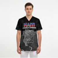Haiti Citadelle Laferriere Personalized Scrub Top Haitian Heritage Veve Vodou - Wonder Print Shop