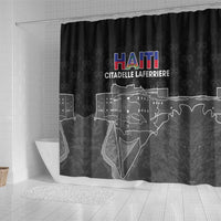 Haiti Citadelle Laferriere Shower Curtain Haitian Heritage Veve Vodou - Wonder Print Shop