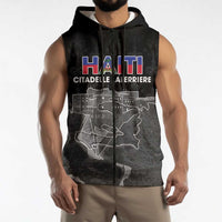 Haiti Citadelle Laferriere Personalized Sleeveless Zip Hoodie Haitian Heritage Veve Vodou - Wonder Print Shop
