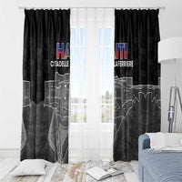 Haiti Citadelle Laferriere Window Curtain Haitian Heritage Veve Vodou - Wonder Print Shop