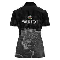 Haiti Citadelle Laferriere Personalized Women Polo Shirt Haitian Heritage Veve Vodou - Wonder Print Shop