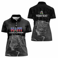 Haiti Citadelle Laferriere Personalized Women Polo Shirt Haitian Heritage Veve Vodou - Wonder Print Shop