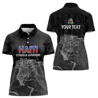 Haiti Citadelle Laferriere Personalized Women Polo Shirt Haitian Heritage Veve Vodou - Wonder Print Shop