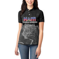 Haiti Citadelle Laferriere Personalized Women Polo Shirt Haitian Heritage Veve Vodou - Wonder Print Shop