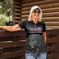 Haiti Citadelle Laferriere Personalized Women Polo Shirt Haitian Heritage Veve Vodou - Wonder Print Shop