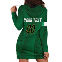 Custom Ireland Rugby Hoodie Dress Shamrock With Ireland Flag Colors - Wonder Print Shop