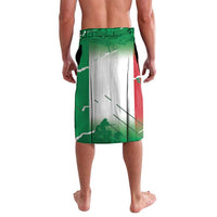 Personalized Italy Lavalava Wolf Warrior Grunge Style - Wonder Print Shop