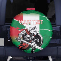 Personalized Italy Spare Tire Cover Wolf Warrior Grunge Style - Wonder Print Shop