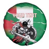Personalized Italy Spare Tire Cover Wolf Warrior Grunge Style - Wonder Print Shop