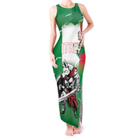 Personalized Italy Tank Maxi Dress Wolf Warrior Grunge Style - Wonder Print Shop