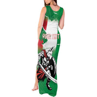 Personalized Italy Tank Maxi Dress Wolf Warrior Grunge Style - Wonder Print Shop