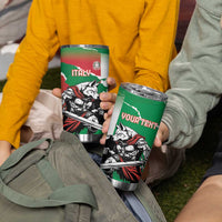 Personalized Italy Tumbler Cup Wolf Warrior Grunge Style - Wonder Print Shop