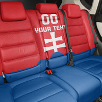 Custom Slovakia Football Back Car Seat Cover Come On Sokoli
