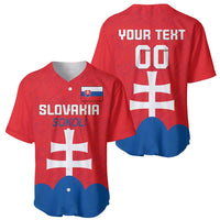 Custom Slovakia Football Baseball Jersey Come On Sokoli