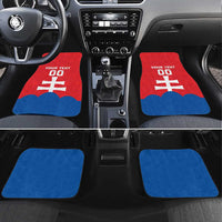 Custom Slovakia Football Car Mats Come On Sokoli