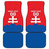Custom Slovakia Football Car Mats Come On Sokoli