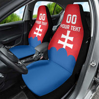 Custom Slovakia Football Car Seat Cover Come On Sokoli