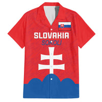 Custom Slovakia Football Family Matching Off The Shoulder Long Sleeve Dress and Hawaiian Shirt Come On Sokoli