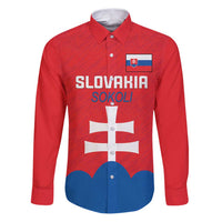 Custom Slovakia Football Family Matching Puletasi and Hawaiian Shirt Come On Sokoli