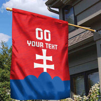 Custom Slovakia Football Garden Flag Come On Sokoli
