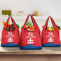 Custom Slovakia Football Grocery Bag Come On Sokoli