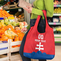 Custom Slovakia Football Grocery Bag Come On Sokoli
