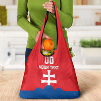 Custom Slovakia Football Grocery Bag Come On Sokoli