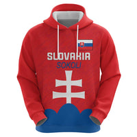 Custom Slovakia Football Hoodie Come On Sokoli