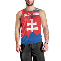 Custom Slovakia Football Men Tank Top Come On Sokoli