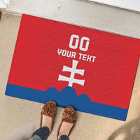 Custom Slovakia Football Rubber Doormat Come On Sokoli