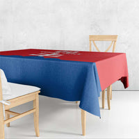Custom Slovakia Football Tablecloth Come On Sokoli