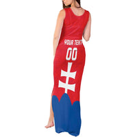 Custom Slovakia Football Tank Maxi Dress Come On Sokoli