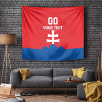 Custom Slovakia Football Tapestry Come On Sokoli