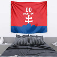 Custom Slovakia Football Tapestry Come On Sokoli