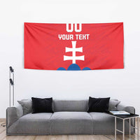 Custom Slovakia Football Tapestry Come On Sokoli