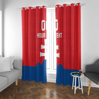 Custom Slovakia Football Window Curtain Come On Sokoli