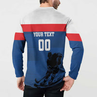 Custom Slovakia Hockey Button Sweatshirt Go Nasi Chlapci